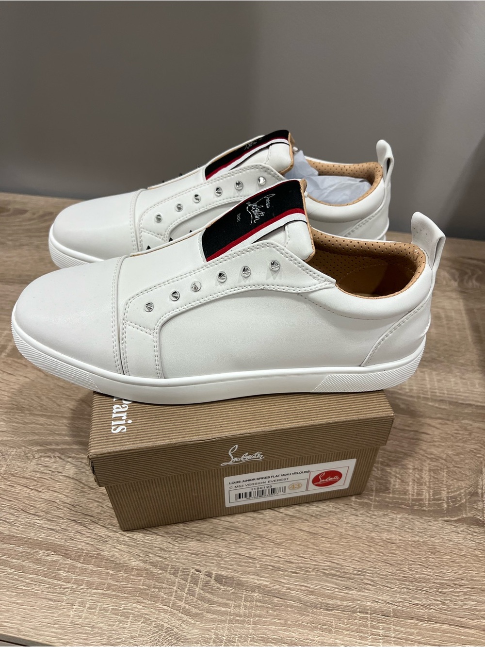 White sneakers